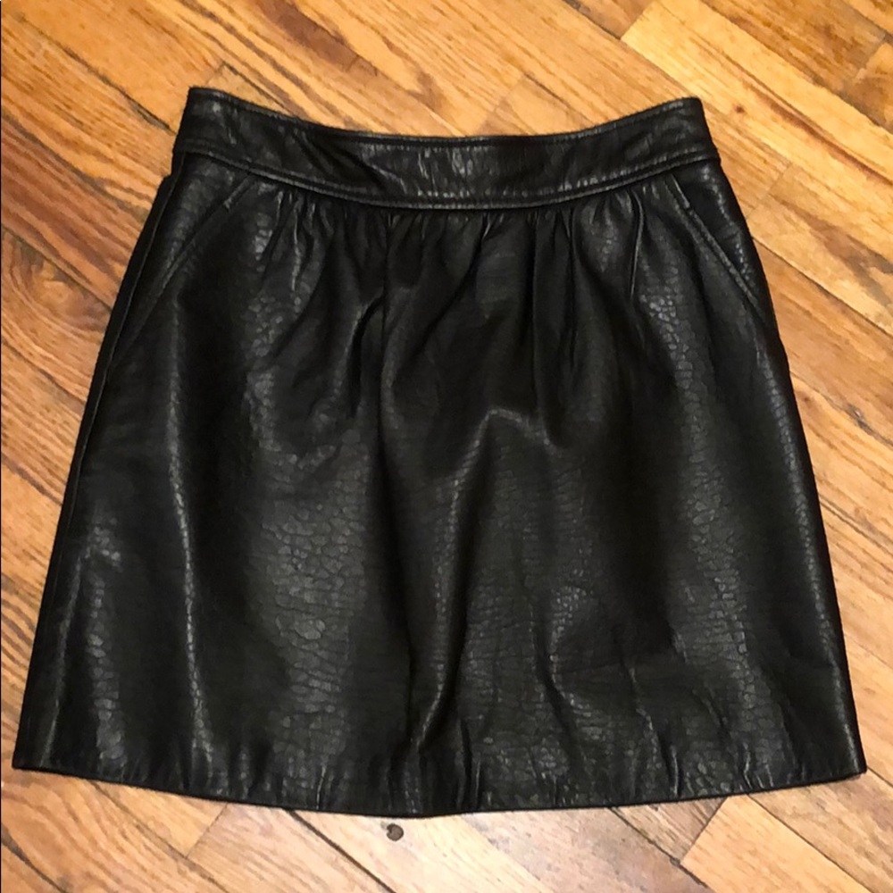 Tibi Black Mini Skirt